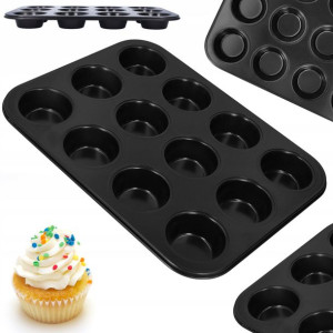 Forma blacha do muffinek pieczenia babeczek 12 szt
