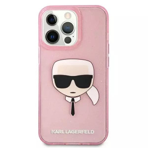 Karl Lagerfeld iPhone 13 Pro Max 6,7" hardcase Glitter Karl`s Head