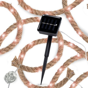 Girlanda solarna ROPE LED sznur jutowy 3m IP44 WW SLR LED 3M