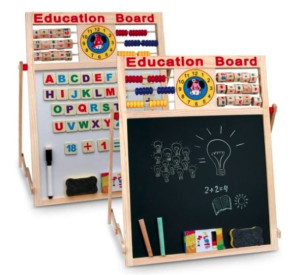 Tablica Dwustronna Edukacyjna Wielofunkcyjna 2w1