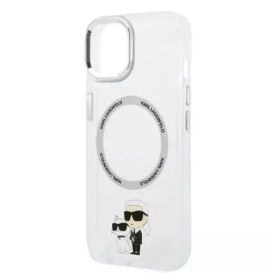 Etui Karl Lagerfeld do iPhone 14 6,1" hardcase Iconic Karl&Choupette Magsaf