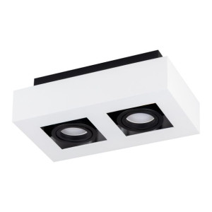 Oprawa natynkowa sufitowa podwójna GU10 spot biała CEILING LAMP 02W