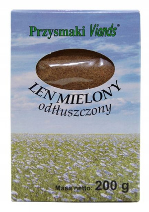 Len mielony złocisty w pudełku 200 g - Viands