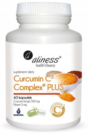 Aliness Curcumin C3 complex PLUS 60 caps.