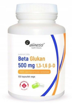 Aliness Beta Glukan 1,3-1,6 500mg 100 caps GLUKANY