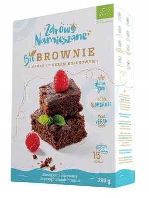 BROWNIE Z KAKAO MIESZANKA DO WYPIEKU bez glutenu