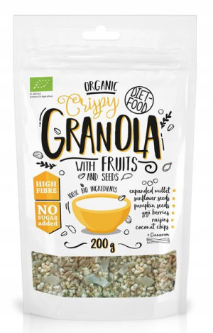 Granola Owocowa Z Rodzynkami I Jagodami Goji 200g