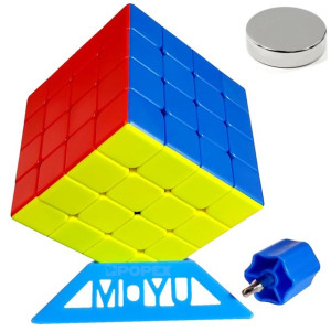 NOWA MAGNETYCZNA Kostka 4x4 Szybka + PODSTAWKA