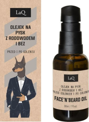 LAQ Doberman Olejek na pysk i do brody z rodowodem i bez 30ml
