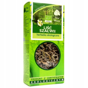 Herbatka Liść Szałwii Bio 25 G - Dary Natury