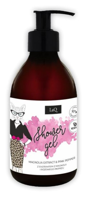 LaQ Kicia Magnolia Żel pod prysznic Magnolia i Różowy Pieprz 500ml