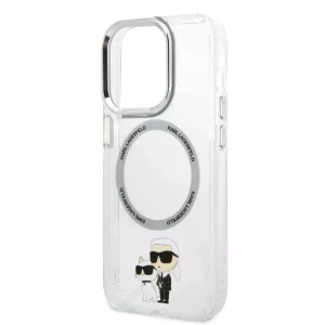 Etui Karl Lagerfeld do iPhone 14 Pro 6,1" hardcase Iconic Karl&Choupette