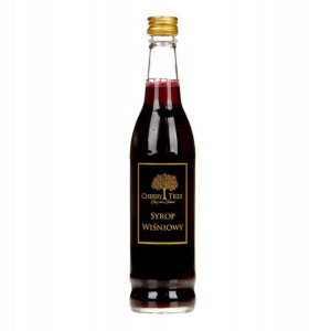 NATURALNY SYROP WIŚNIOWY - Bez Konserwantów 440ml
