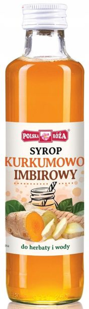 Syrop kurkumowo-imbirowy kurkuma Polska Róża 250ml