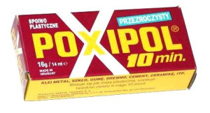 Klej POXIPOL 16g/14ml przezr.