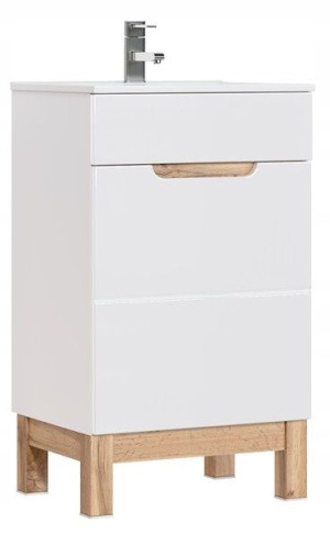 Szafka z umywalką do łazienki meble BALI WHITE 824
