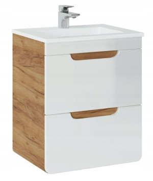 Szafka do łazienki 50 cm z umywalką ARUBA 824