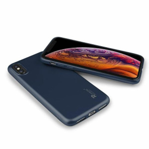 Etui Reverse Do Samsung A41 Granatowy