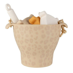 The Swim Essentials Silikonowy zestaw zabawek do piasku Leopard Wiaderko z