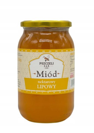 Miód lipowy z Podkarpacia 1,2kg - Pszczeli Dar