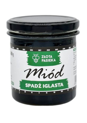 Miód spadź iglasta 400g - Złota Pasieka