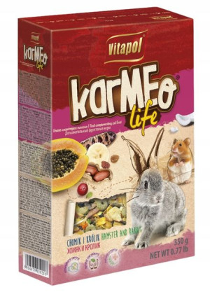 Vitapol Karmeo karma owocowa chomik królik 350 g