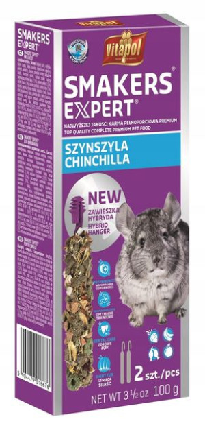 Vitapol Smakers Expert dla szynszyli 2 szt. 100 g