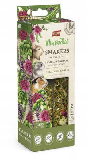 Vitapol Vita Herbal Smakers brokułowo - różany 90g