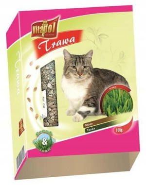 Vitapol trawa dla kota do wysiania 100 g