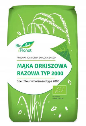 Mąka Orkiszowa Razowa Typ 2000 - 500 G Bio Planet