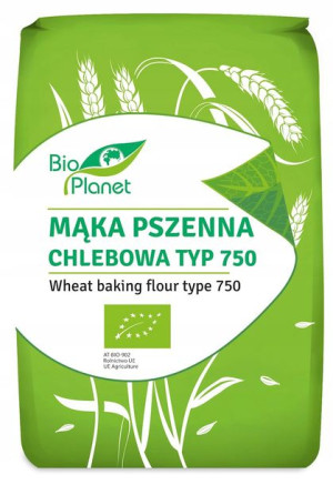 Mąka Pszenna Chlebowa Typ 750 Bio 1kg - Bio Planet