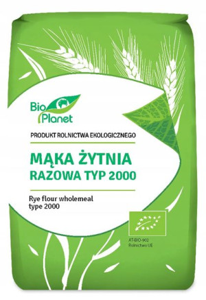 Mąka Żytnia Razowa Typ 2000 Bio 1 Kg - Bio Planet