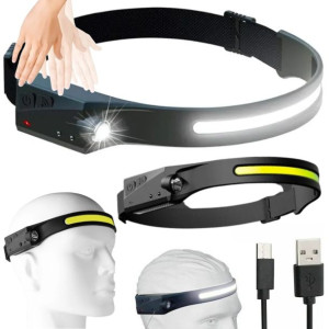 Latarka Czołowa Led Akumulatorowa Usb Wodoszczelna