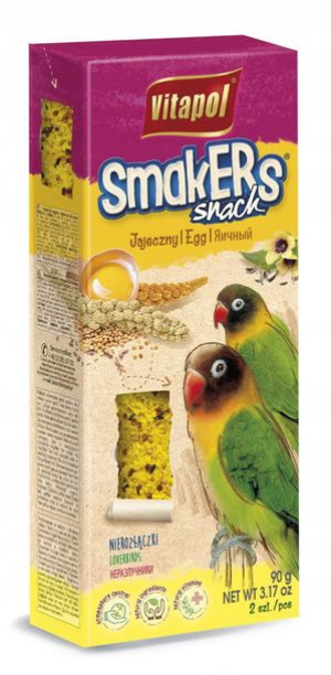 Vitapol Smakers jajeczny dla nierozłączki 2 szt.