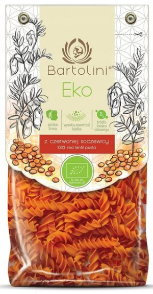 Makaron(z Soczewicy Czerwonej Świderki Bio 250g