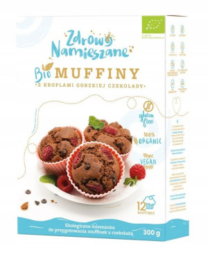 Muffiny z gorzką czekoladą mieszanka do wypieku