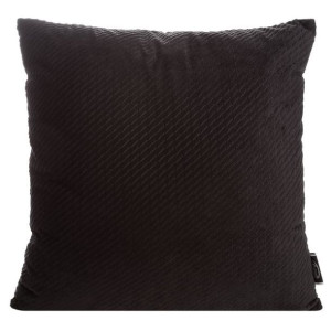 Poszewka welwetowa zdobiona 40X40cm czarna