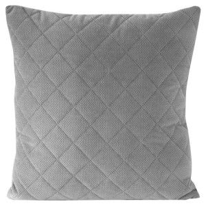 Poszewka welwetowa strukturalna 40X40cm srebrna