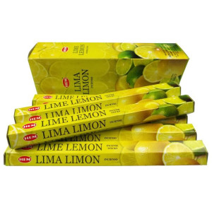 Kadzidełka HEM Lime & Lemon (Limonka z Cytryną) 120 sztuk