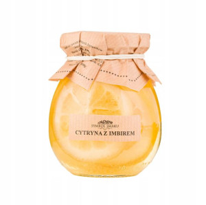 Cytryny w syropie z imbirem na prezent sok 260ml