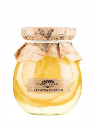 Cytryny w syropie z rumem na prezent sok 260ml