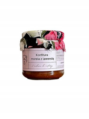 KONFITURA MORELA Z LAWENDĄ - naturalna HANDMADE