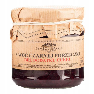 Konfitura owoc Czarna Porzeczka bez cukru 200g