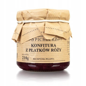 Konfitura z płatków róży z róży 210g Spichlerz