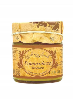 Pomarańcze bez cukru z ksylitolem Rajski Smak 240g