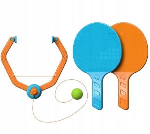 PING PONG bez stołu RAKIETKI PIŁECZKA Door Pong Fat Brain Toys