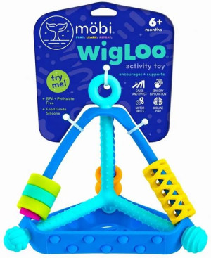 Zabawka Sensoryczna Piramidka Gryzak Wigloo Mobi
