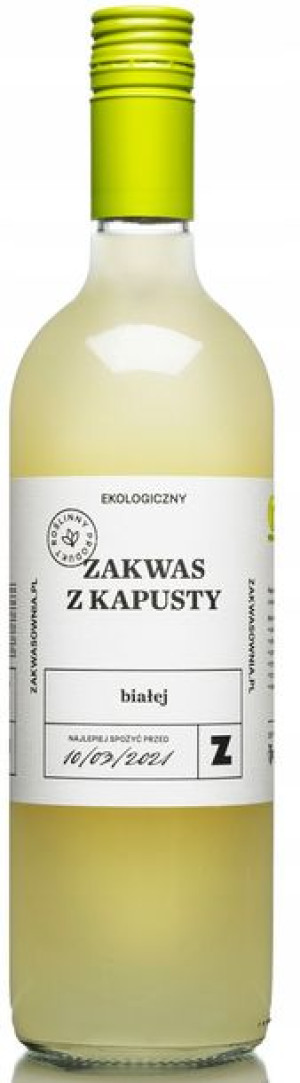 Zakwas Z Kapusty Białej Bio 700 Ml - Zakwasownia