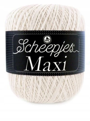 Kordonek Scheepjes Maxi / 105 ślubna biel /100 g