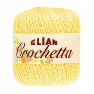 Kordonek Elian Crochetta 3241 / żółty